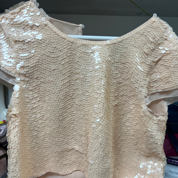 BCBG blush sequins top - Picture 4 of 4